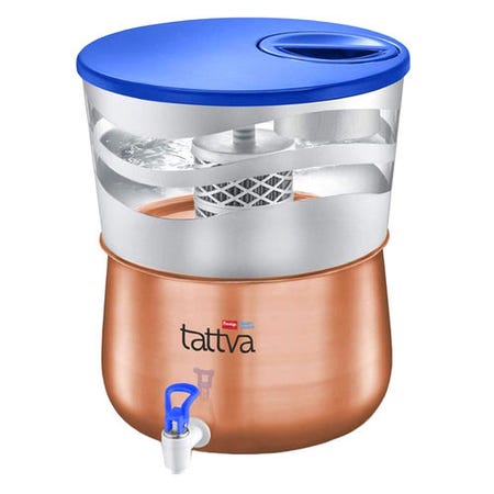 Prestige Clean Home Tattva 2.0 Copper Water Purifier, 16L