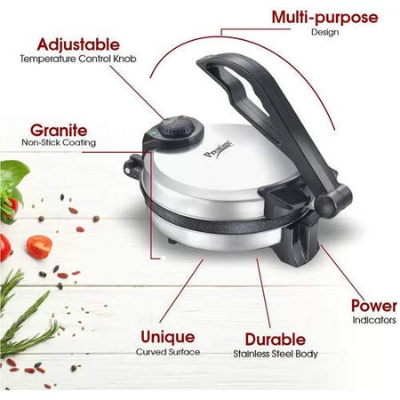 Roti maker 5.0 power indicator 900 watts