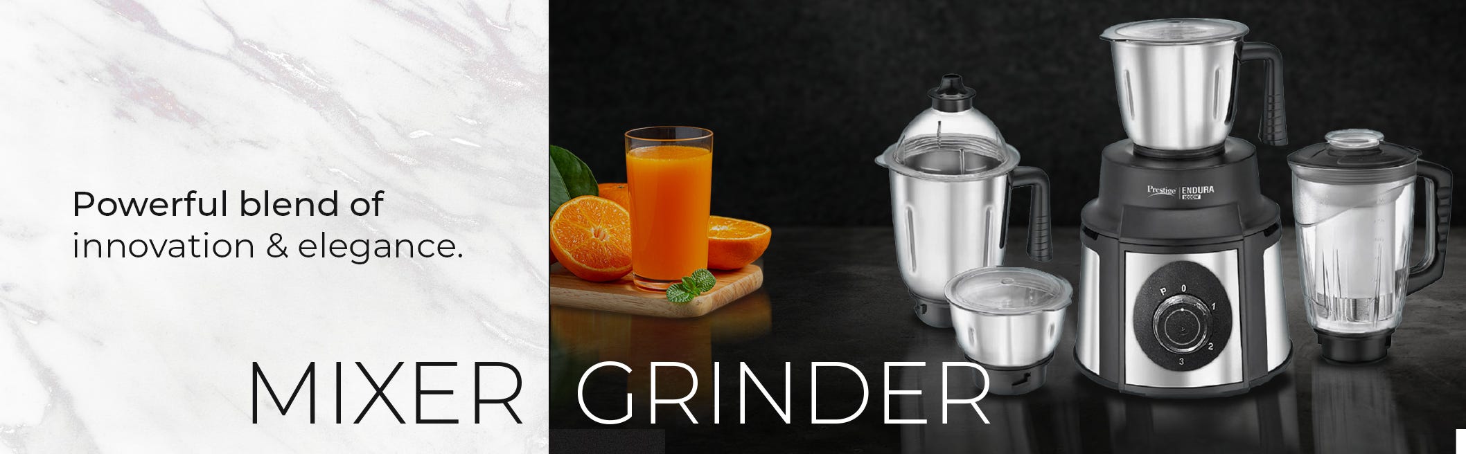 6+ Jars Mixer Grinder Prestige