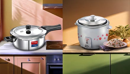 Prestige Pressure Cooker vs Rice Cooker