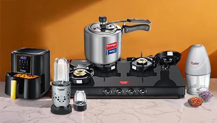 Collection of Prestige kitchen appliances